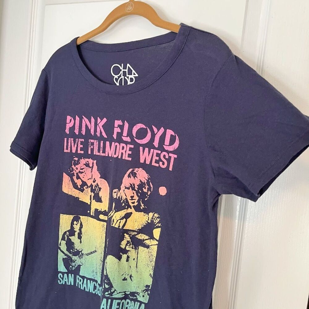 Chaser NWT Pink Floyd Live Fillmore West Crew Short Sleeve 100% Cotton T Shirt - Picture 5 of 9